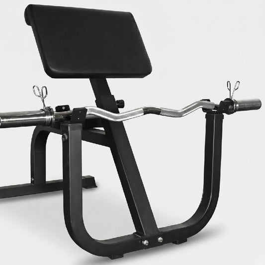 Adjustable Preacher Curl Bench for Bicep & Arm Strength Training - your fitness gym