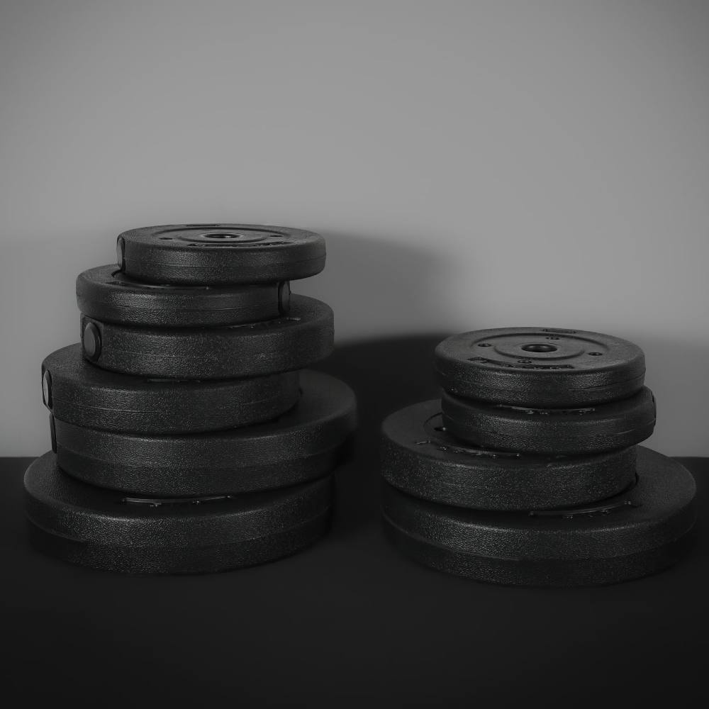 Vinyl Weight Plates for Barbells & Dumbbells - your fitness gym