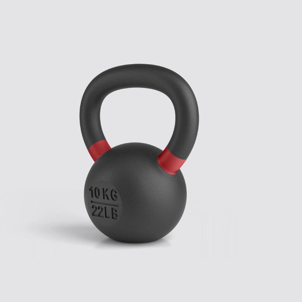 Cast Iron Kettlebells – Powder Coated, Colour Coded, 10kg to 16kg - your fitness gym