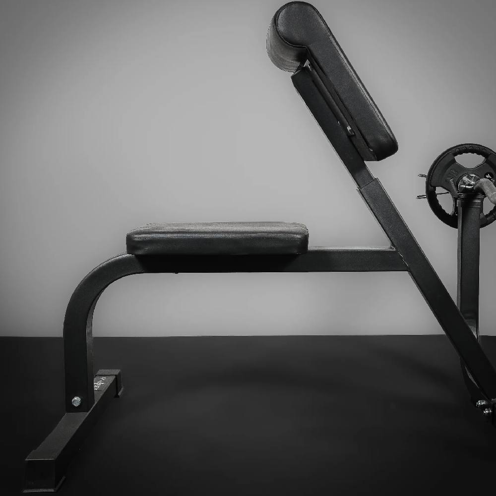 Adjustable Preacher Curl Bench for Bicep & Arm Strength Training - your fitness gym