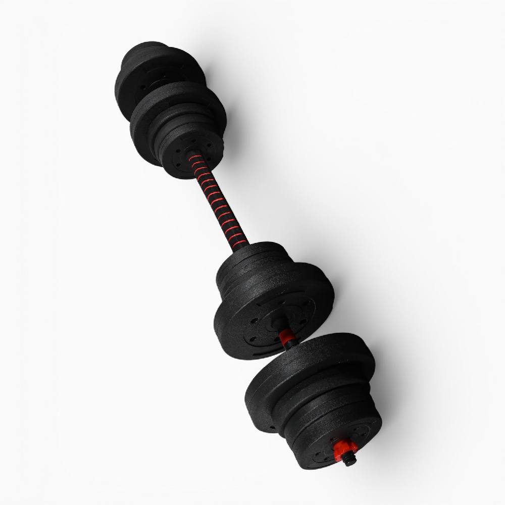 30KG Adjustable Dumbbell & Barbell Weight Training Set for Home Gym - your fitness gym