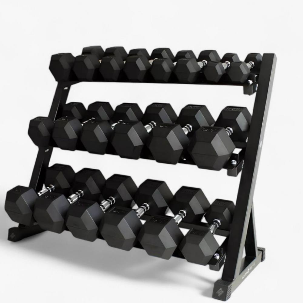 3 Tier Dumbbell Storage Rack - your fitness gym