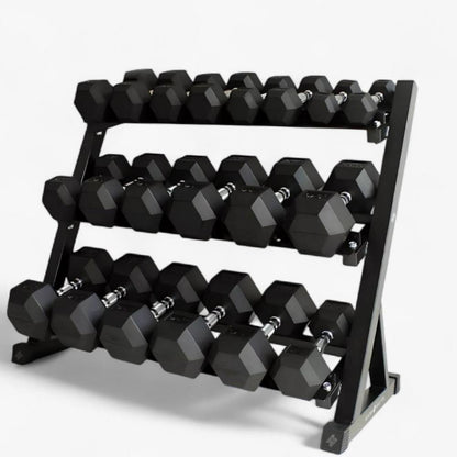3 Tier Dumbbell Storage Rack