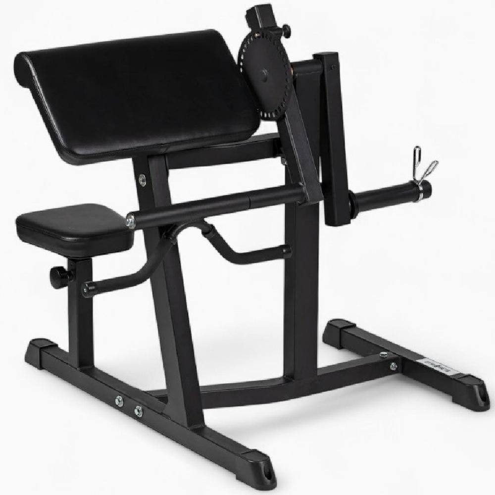 Adjustable Seated Preacher Curl Machine for Bicep & Tricep Strength Training