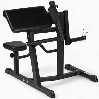 Adjustable Seated Preacher Curl Machine for Bicep & Tricep Strength Training