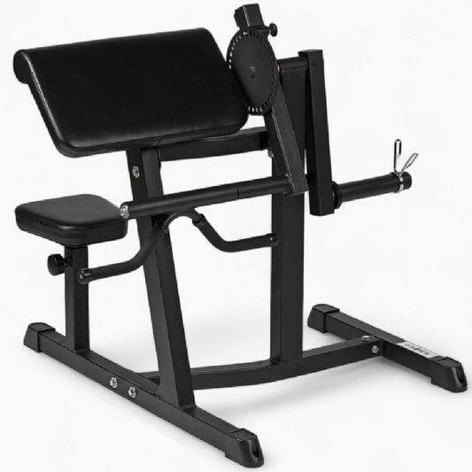 Adjustable Seated Preacher Curl Machine for Bicep & Tricep Strength Training