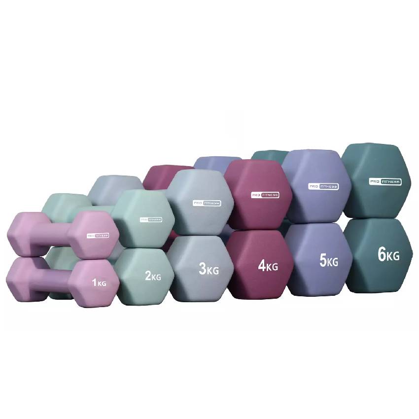 Pro Fitness Neoprene Dumbbells - 2 x 3kg - Image 3