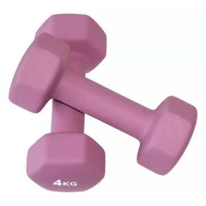 Pro Fitness Neoprene Dumbbells - 2 x 4kg