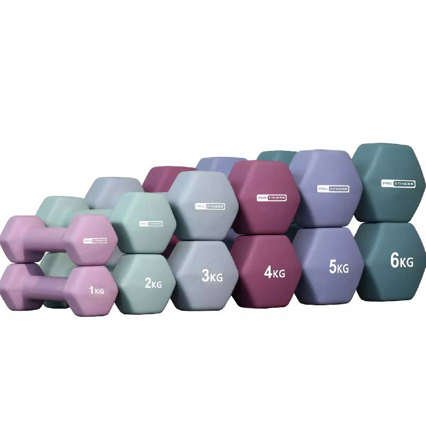 Pro Fitness Neoprene Dumbbells - 2 x 6kg - Image 3