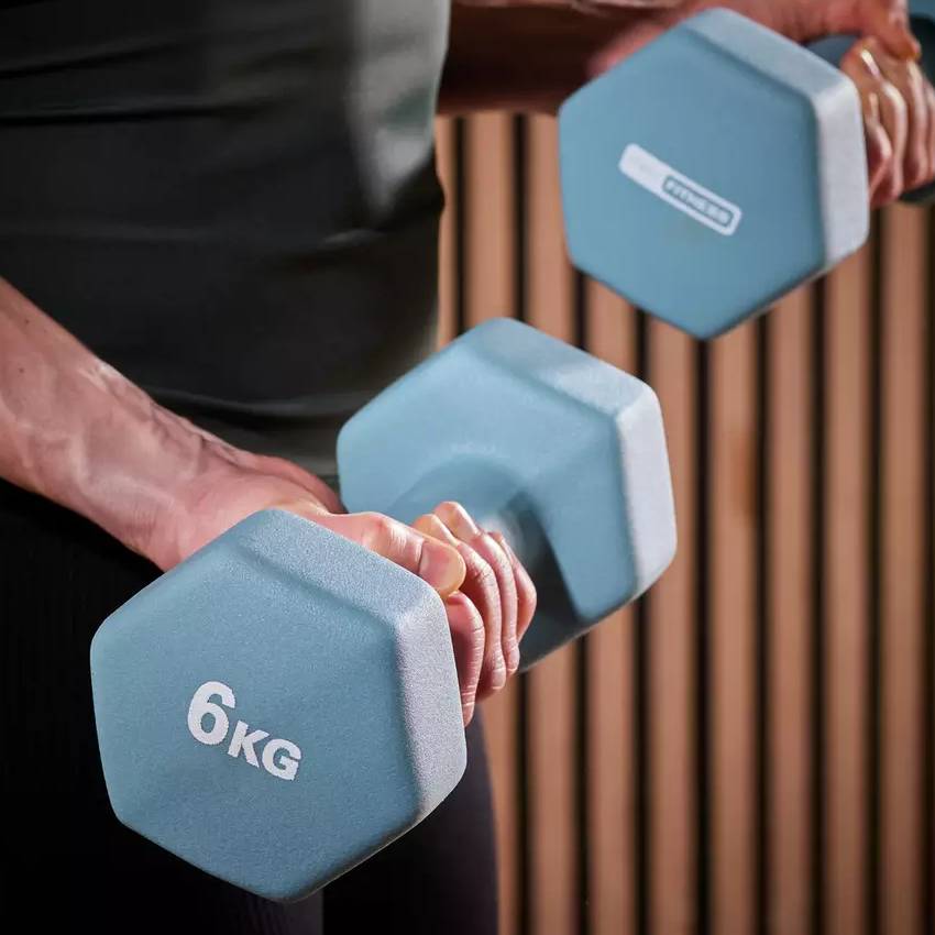 Pro Fitness Neoprene Dumbbells - 2 x 6kg - Image 2