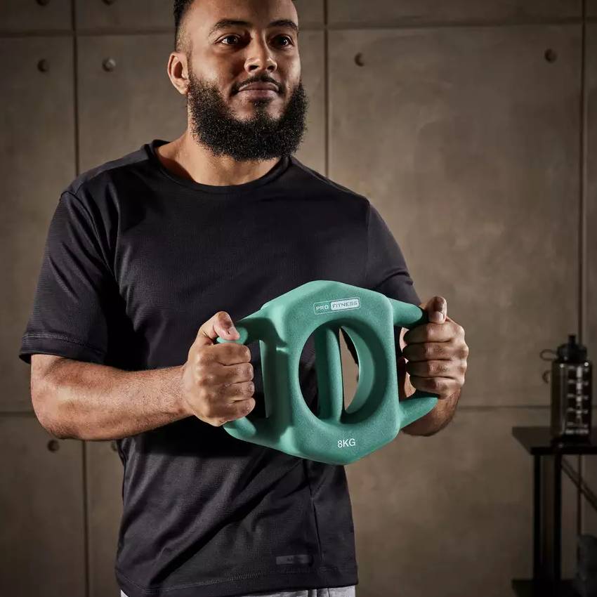 Pro Fitness 8kg 3-in-1 Kettlebell Dumbbell - Image 4