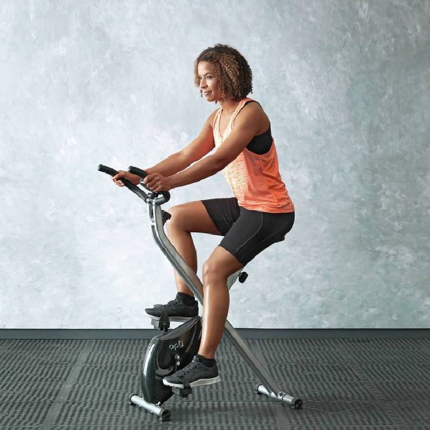 Opti Folding Magnetic Exercise Bike - Image 3